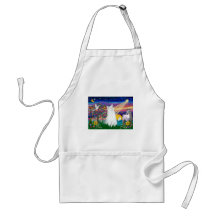 White Cat - Magical Night Aprons