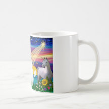 White Cat - Magical Night Mug
