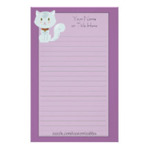 White Cat Stationery