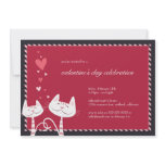 White Cats in Love | Valentine's Party Invitation