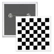 White Chess Board Button