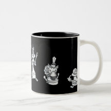 White Chessmen Mug
