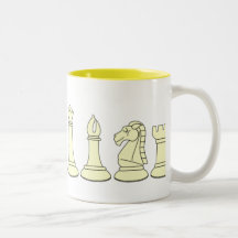 White Chessmen Mug