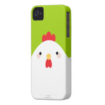 White Chicken iPhone 4 Case