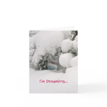 White Christmas Greeting Cards