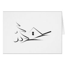 White Christmas Card