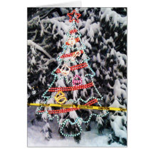 White Christmas Greeting Card