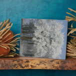 White Christmas plaques