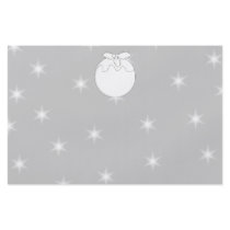 White Christmas Pudding with Stars. Full Color Flyer