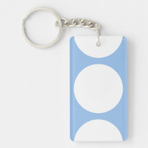 White Circles on Light Blue