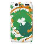 White Clover With Ink Background Motorola Droid RAZR Covers