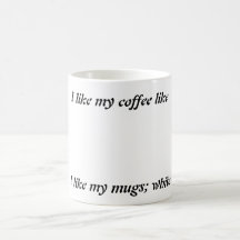 White Coffee Mug