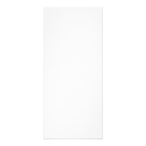 White Colour Custom Rack Cards