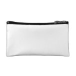 White Colour Small Cosmetic Makeup Bag