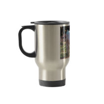 White Cow With Tagged Ears In A Wide Meadow Coffee Mug