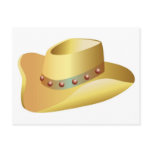 White Cowboy Hat Postcard