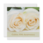 White cream roses, 50th Wedding Anniversary