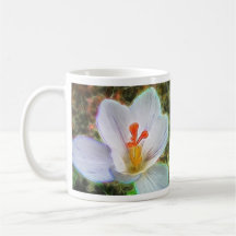 White Crocus Fantasy Mug