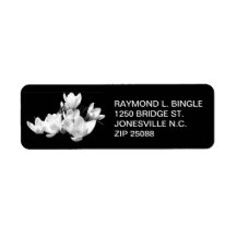 WHITE CROCUS- RETURN ADDRESS LABEL
