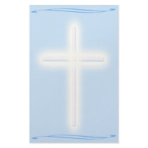 White Cross Stationary Custom Stationery