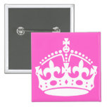 White Crown Button