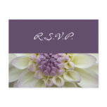 White Dahlia • RSVP Postcard