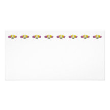 White Daisies and Mums Picture Card