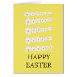 White Daisies Happy Easter Card