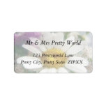 White Daisy Bouquet Personalized Address Label