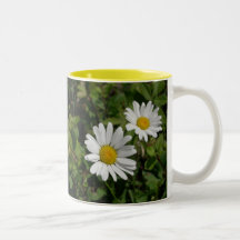 White Daisy Coffee Mug