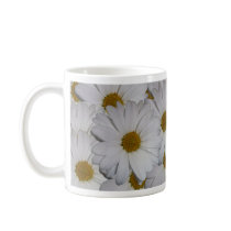White Daisy Coffee Mug