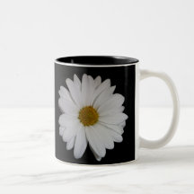 White Daisy Mug
