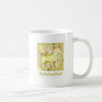 White Dog Mug(right handle) mugs