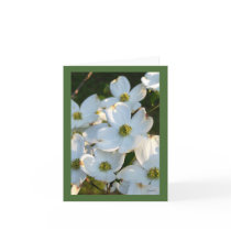 White Dogwood (Raw) Greeting Card