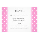 White Dots, Pink Polka Dots Pattern. invitations