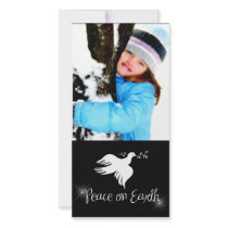 White Dove Holiday Photo Card