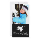White Dove Holiday Photo Card photo cards