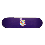 White Dove of flowers Skate Board Deck