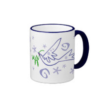 White Dove of Peace Coffee Mug