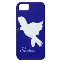 White Dove-Shalom! iPhone 5 Cases