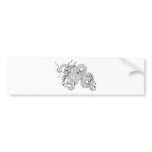 White dragon bumper stickers