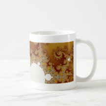White Dragon - Fractal Art Mug