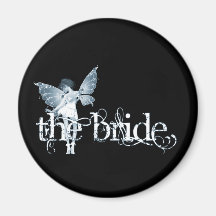 White Dress Fairy Blue - The Bride Magnets