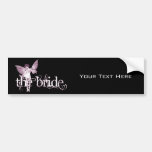 White Dress Fairy Pink - The Bride Bumper Stickers