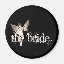 White Dress Fairy Sepia - The Bride Magnet