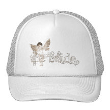 White Dress Fairy Sepia - The Bride Trucker Hats