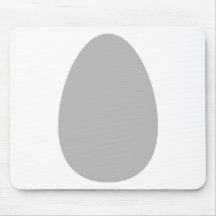 white egg mouse pad