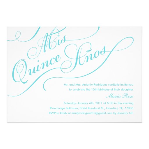 White Elegant Quinceanera Invitations Zazzle