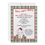 White Elephant Gift Exchange Personalized Invite