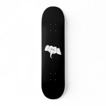 White Elephant with Glasses. Skate Decks